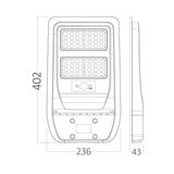 Luminária Solar Braytron ST01 60W | Iluminação Pública LED Solar IP65 6500K