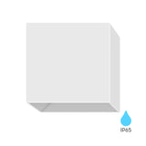 Luminária de Parede Braytron Vekta 2x2W Branca IP65 | Iluminação Externa