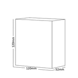 Luminária de Parede Braytron Vekta 2x2W Branca IP65 | Iluminação Externa