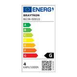 Luminária de Parede Braytron Vekta 2x2W Branca IP65 | Iluminação Externa