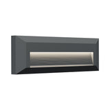 Luminária de Parede Braytron Vekta 5W Retangular Cinza 3em1 IP65 | Iluminação Externa