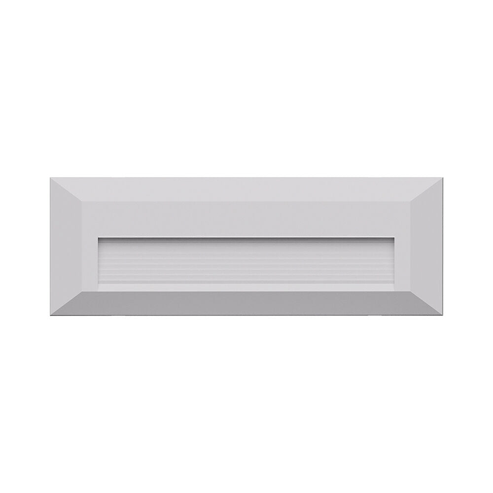 Luminária de Parede Braytron Vekta 5W Retangular Branca 3em1 IP65 | Iluminação Externa