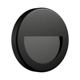 Luminária de Parede Braytron Vekta 3W Redonda Preta 4000K IP65 | Iluminação Externa