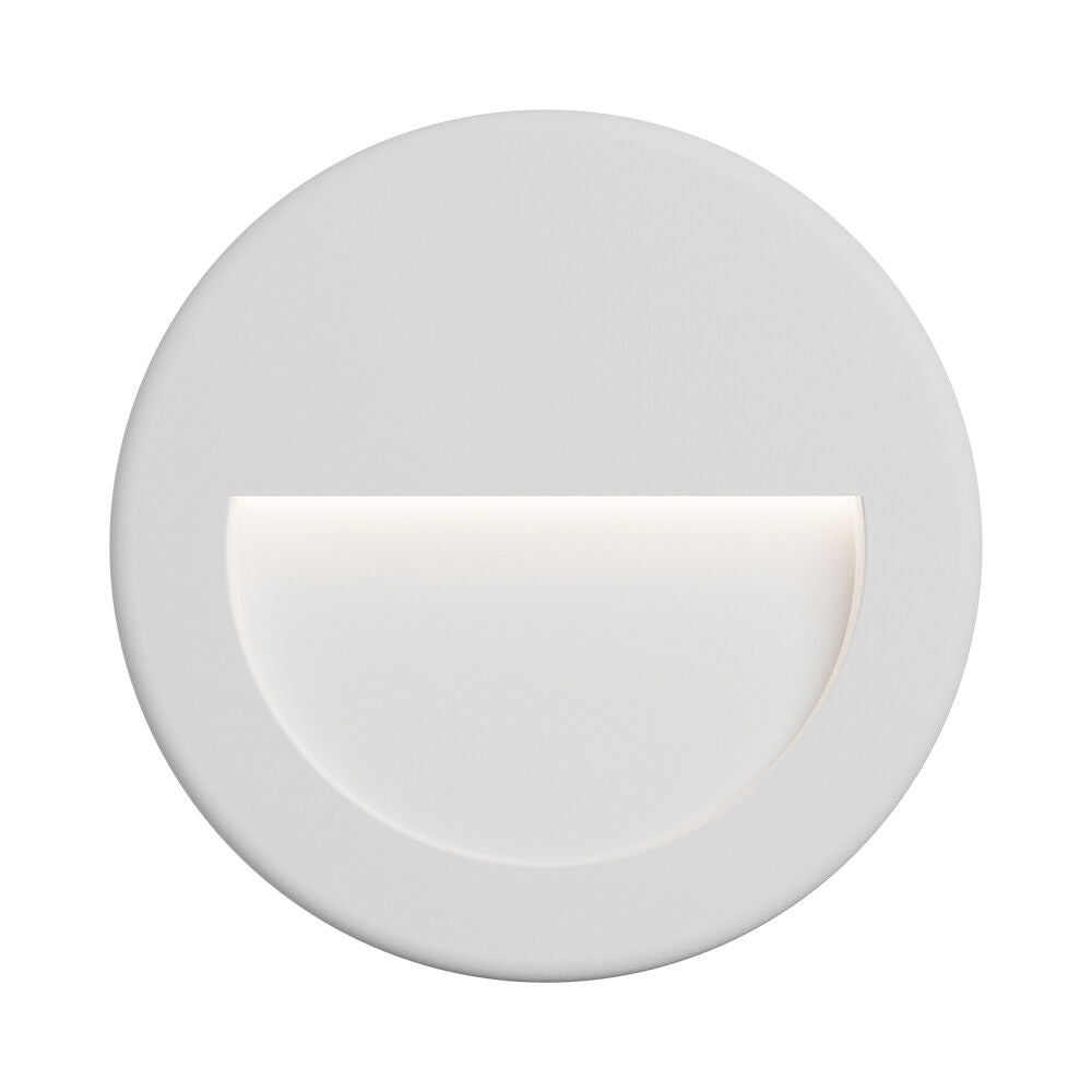 Luminária de Parede Braytron Vekta 3W Redonda Branca 4000K IP65 | Iluminação Externa