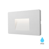 Luminária de Parede Braytron Vekta 3W Quadrada Branca 160lm 3000K IP65 | Iluminação Externa