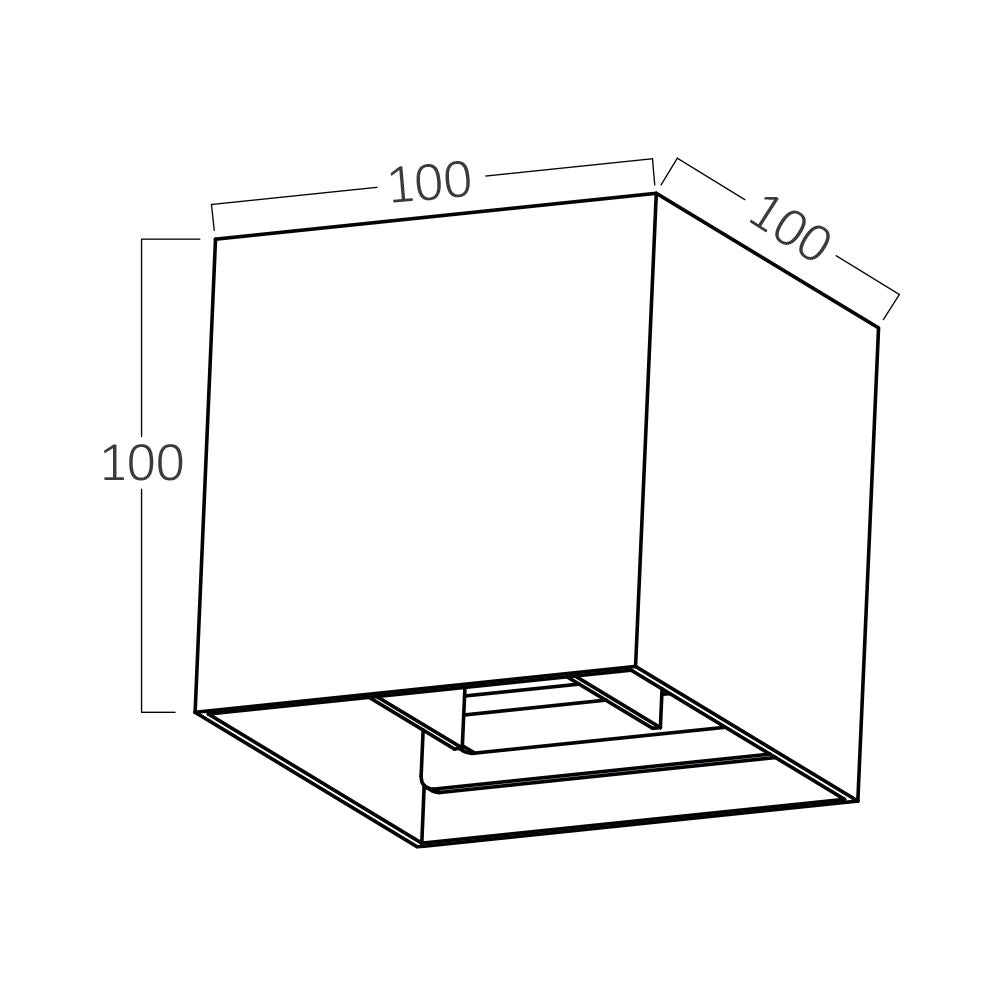 Luminária de Parede Braytron Vekta 1xG9 Branca IP54 | Iluminação Externa