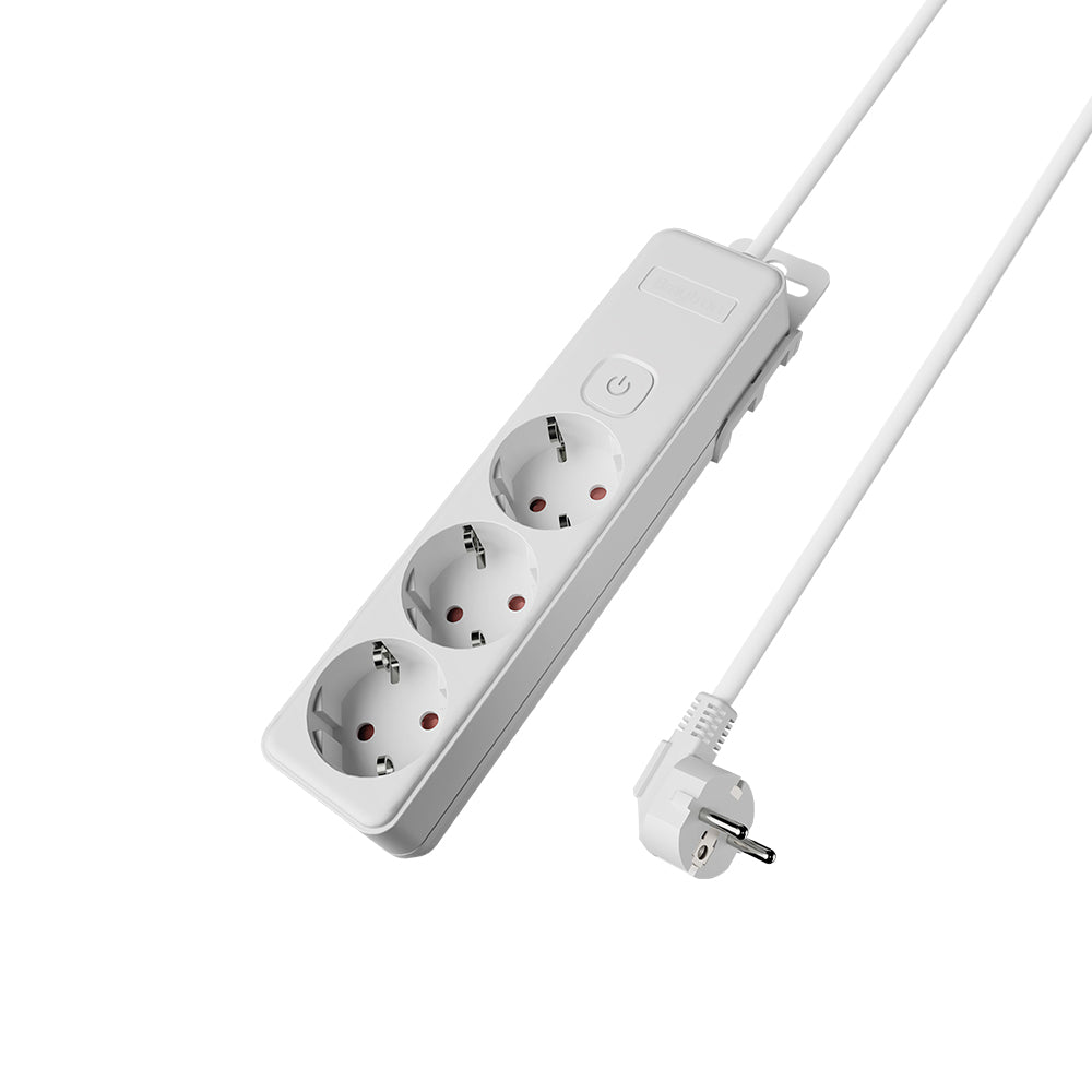BRAYTRON- XLINE - EXTENSÃO 3X1,5MM² - 3M - 3 TOMADAS - COM INTERRUPTOR EXTENSÃO