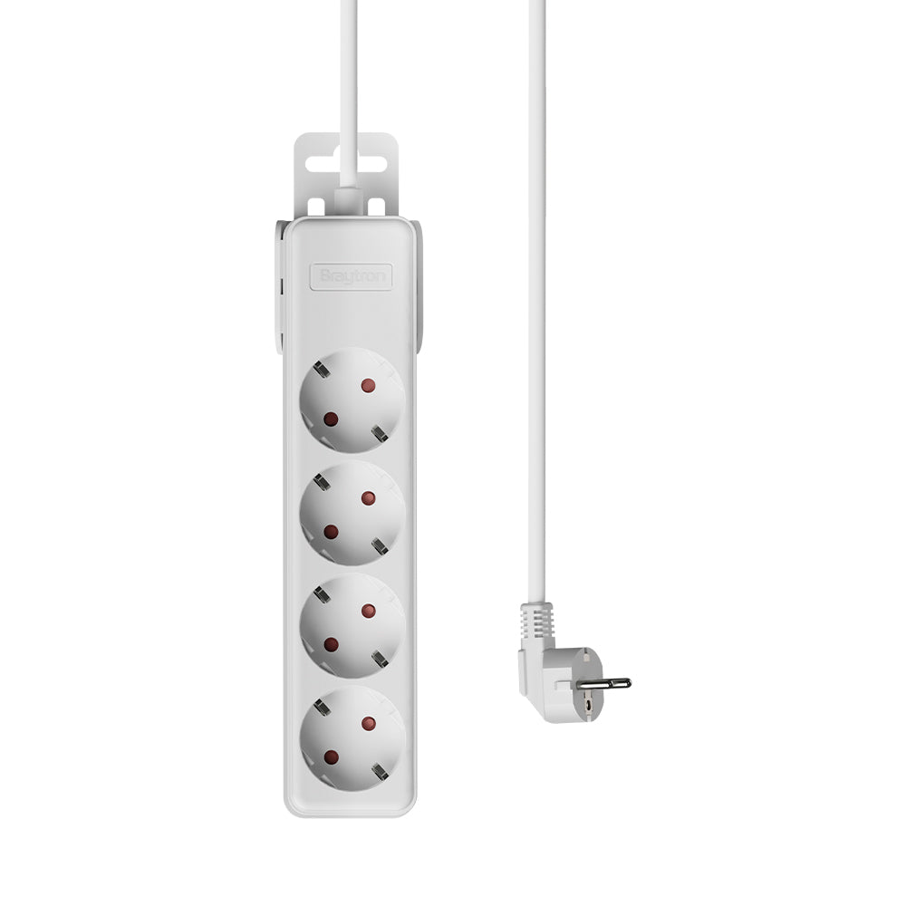 BRAYTRON- XLINE - EXTENSÃO 3 X 1,5MM² - 5M - 4 TOMADAS - SEM INTERRUPTOR EXTENSÃO