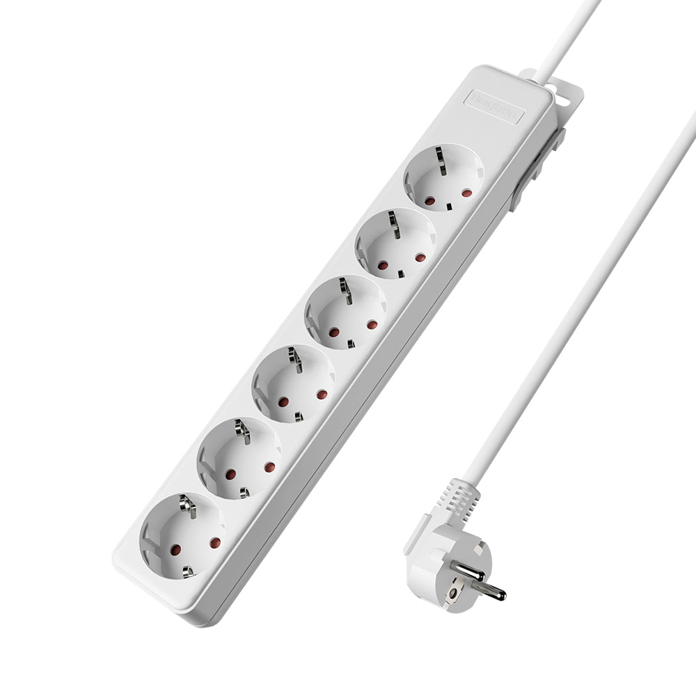 BRAYTRON- XLINE - EXTENSÃO 3X1,5MM² - 5M - 6 TOMADAS - SEM INTERRUPTOR EXTENSÃO
