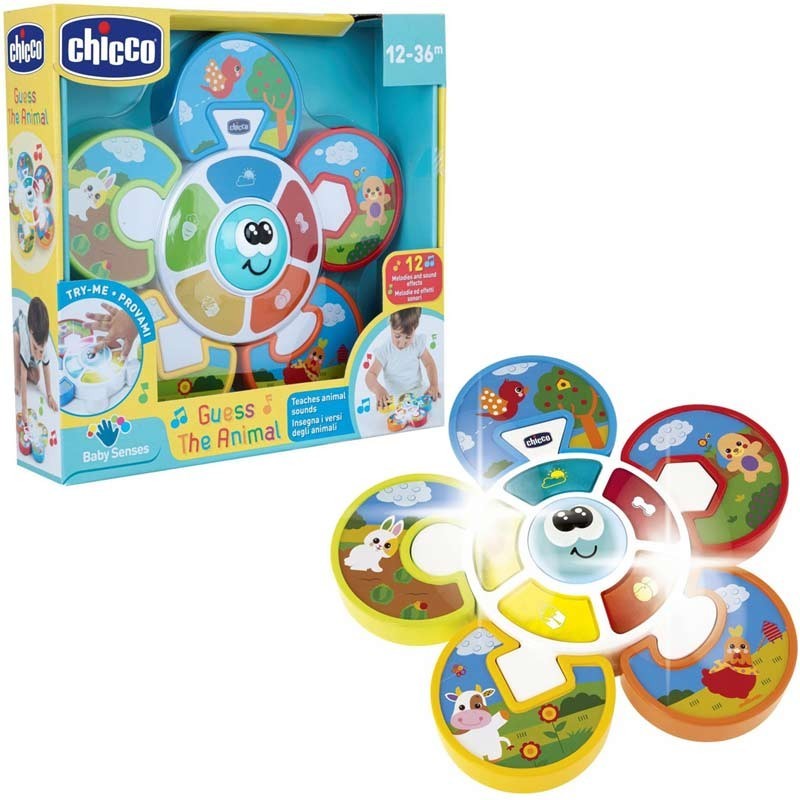CHICCO BRINQ. ADIVINHE O ANIMAL 12-36M