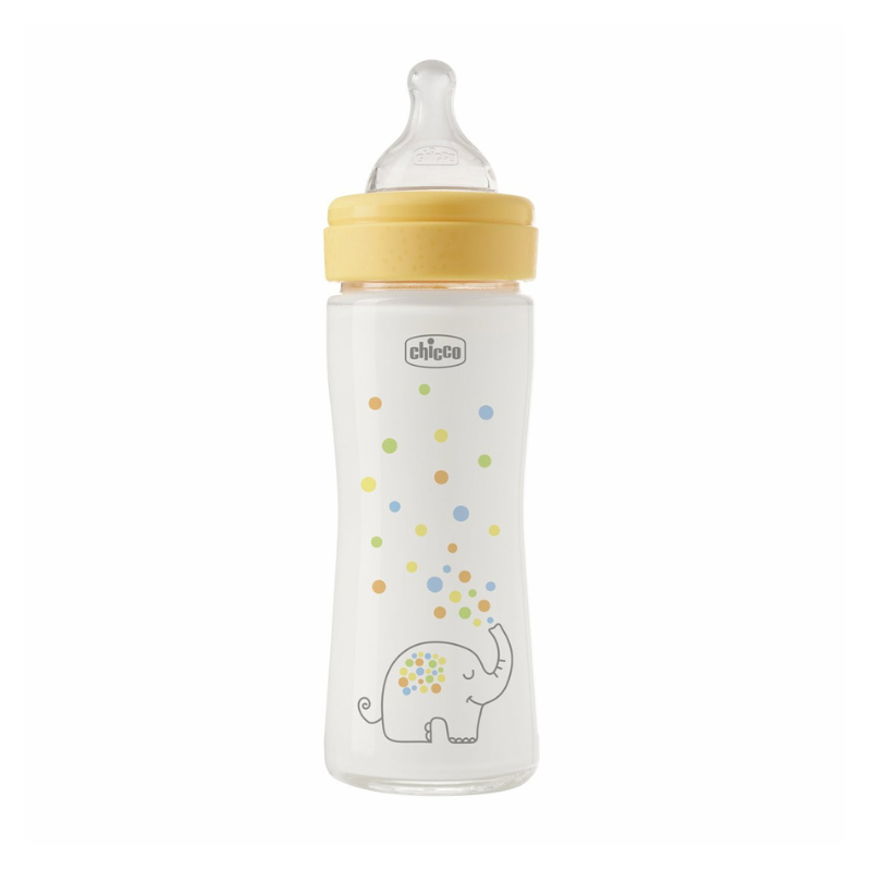 CHICCO BIBERAO VIDRO 240ML NEUTRO