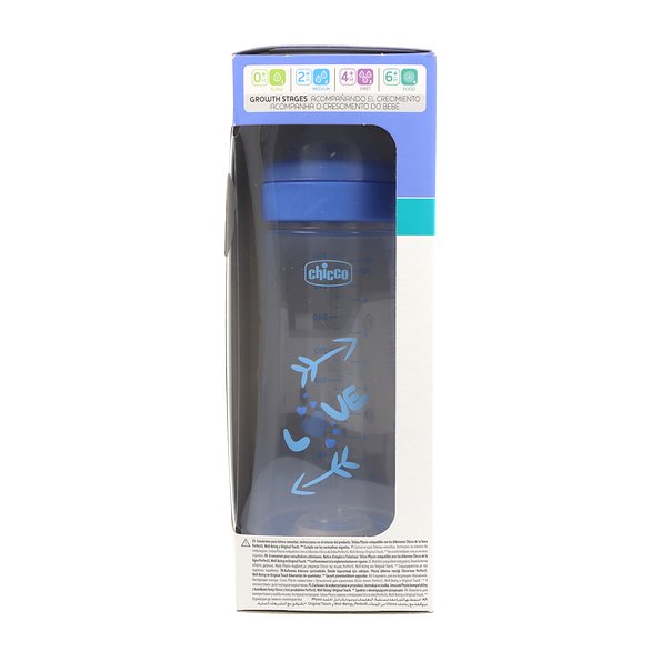 CHICCO BIBERAO PLAS PERFECT5 AZUL 300ML