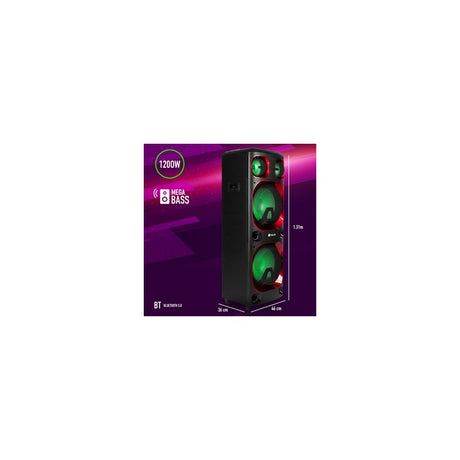 COLUNA NGS WOOFER BLUETOOTH 1200W WILBUD3