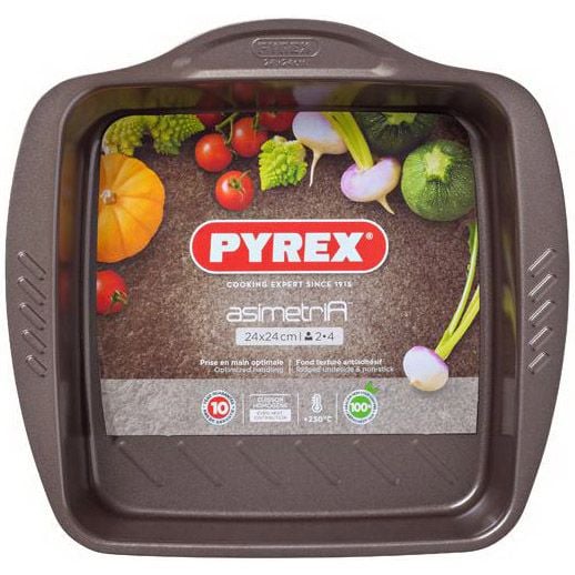 PYREX TABULEIRO QUADRADO 24CM - AS24SR0/7146