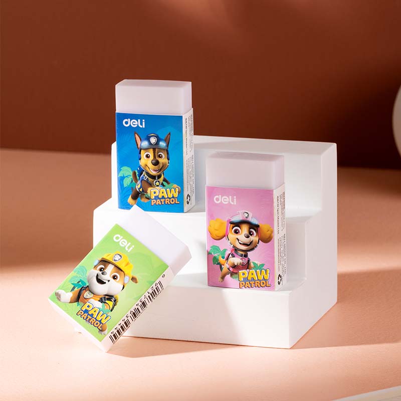Borracha Deli EH308 Paw Patrol (branca) 27pic/caixa