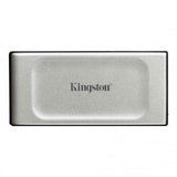 DISCO DURO EXTERNO MINI KINGSTON XS2000 500GB SSD 2000 MB/S USB-C 3.2 GEN 2X2 CINZA