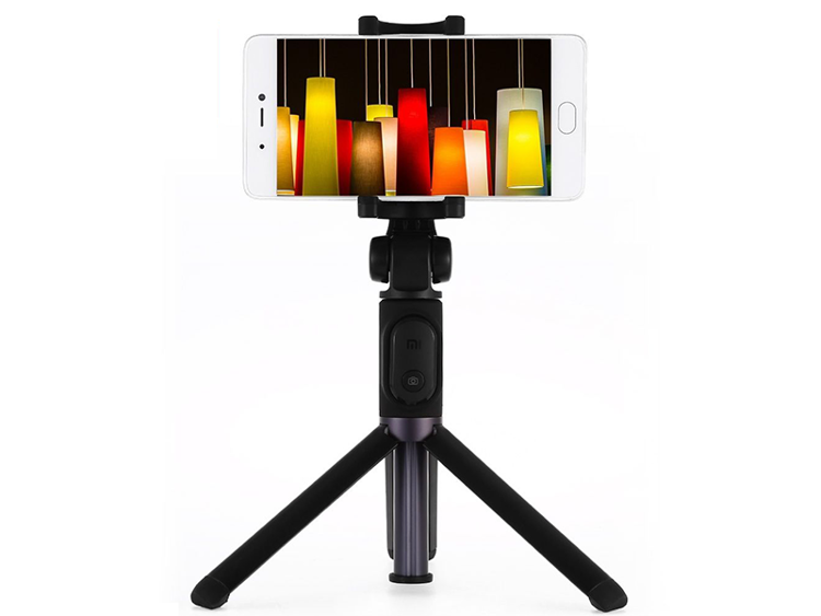 MI SELFIE STICK TRIPÉ SELFIE PALICA PRETO