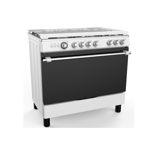 FOGÃO MIDEA 90X60 5B INOX 36LMG5G028-I-SKD