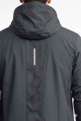 CASACO DE POS TREINO PRETO FORWARD COM CAPUCHINHO-M