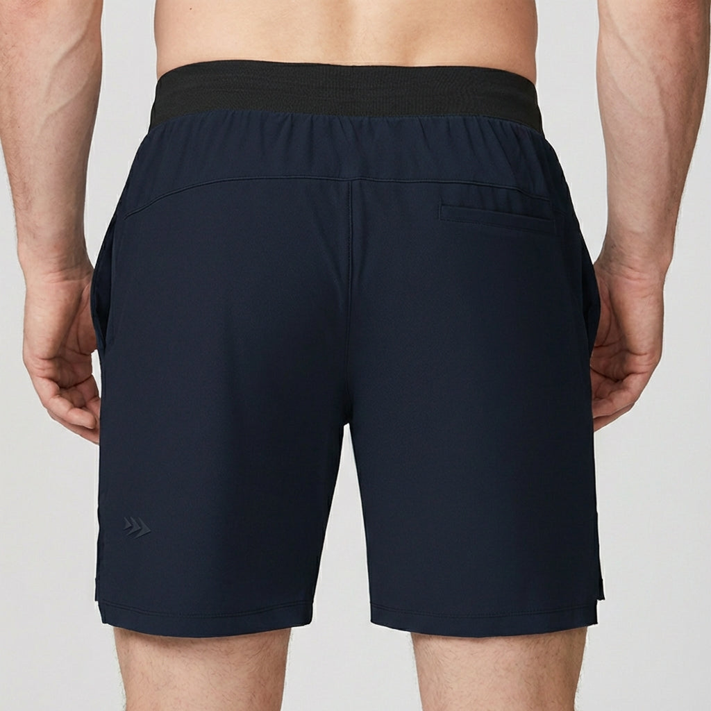 MOTION 2 IN 1 SHORT FORWARD CINZA ESCURO COM COLAN -  MASCULINO - S