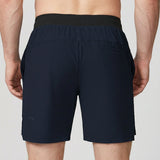 MOTION 2 IN 1 SHORT FORWARD CINZA ESCURO COM COLAN -  MASCULINO - S
