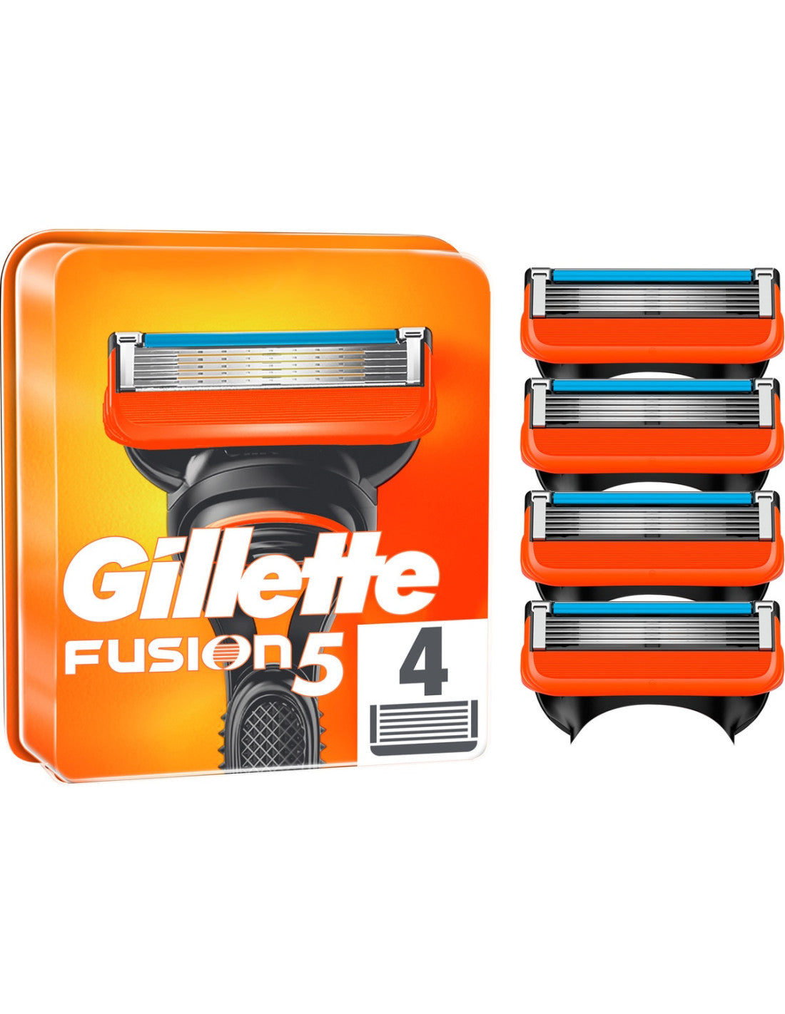 GILLETTE RECARGA FUSION 5 C/4
