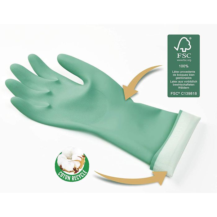 SPONTEX LUVAS LÁTEX VERDE FEMENINO CUIDADOS DIÁRIOS M