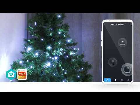 Luzes Decorativas Nedis WI-FI Quente/Frio 100 Leds 10m