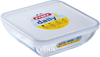 PYREX TRAVESSA DE VIDRO - ASSADEIRA DAILY COM TAMPA 2L - 319P000/3044