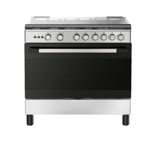 FOGÃO MIDEA 90X60 5B INOX 36LMG5G030-I-SKD