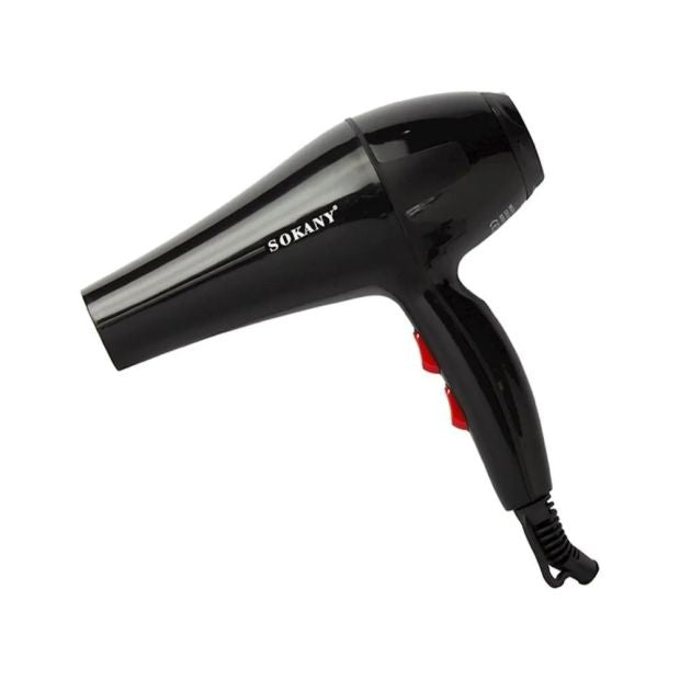 Secador de cabelo elétrico com fio Sokany sk-2200 Potência 2200 watts preto