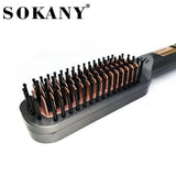 Escova de alisamento de cabelo Sokany SK-15008 com cerdas