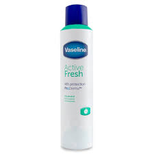VASELINE DEO SPRAY 250ML ACTIVE FRESH