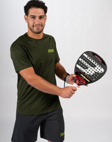 É tudo sobre camiseta verde Padel FRWD para homens Tamanho L