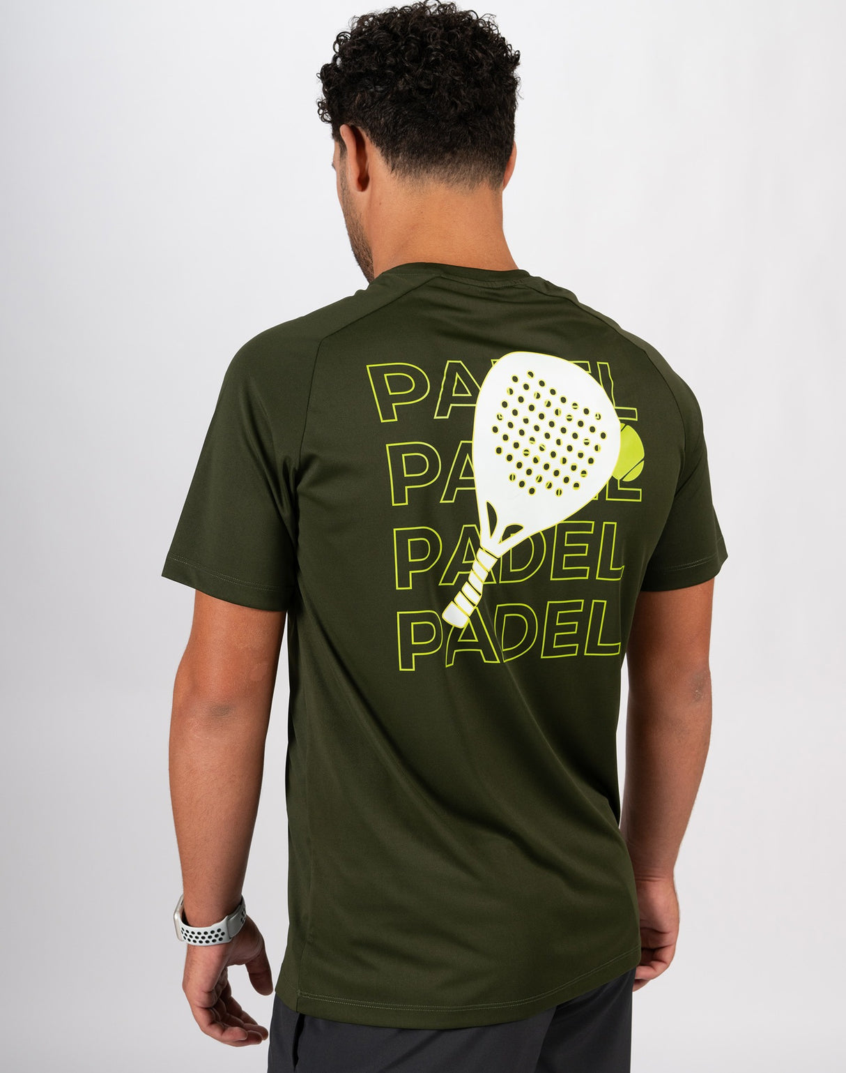 É tudo sobre camiseta verde Padel FRWD para homens Tamanho L