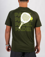 É tudo sobre camiseta verde Padel FRWD para homens Tamanho L