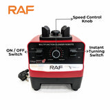 Liquidificador Elétrico 2 em 1 R.2809 – Jarro e Moedor Inquebrável 2.0L – 2400w