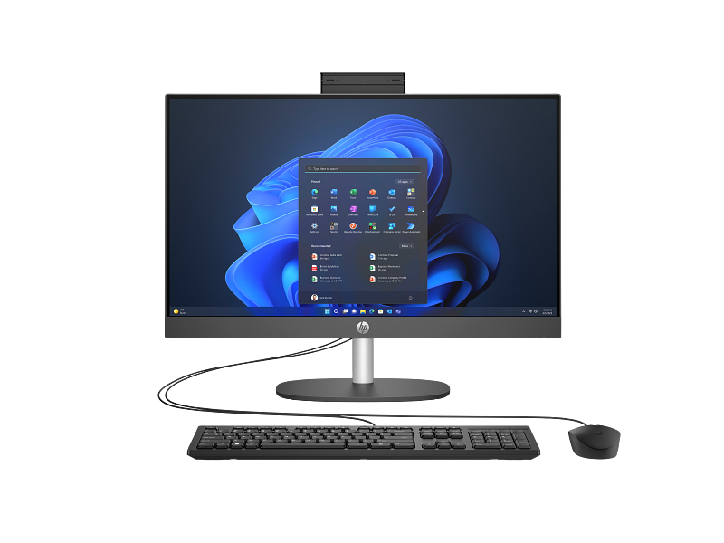 PC AIO HP 23.8" PROONE 240 U7-155U G10 UHD GRAPHICS 8GB 512GB SSD FHD W11P PRETO