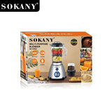 Liquidificador multiuso SOKANY SK-03031 800W com 5 velocidades <000000> Copo de vidro de 1,5L