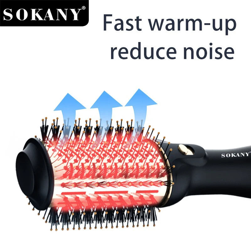 Sokany SK-1914 60 secador de cabelo iônico giratório com tiro frio e funções 4 em 1