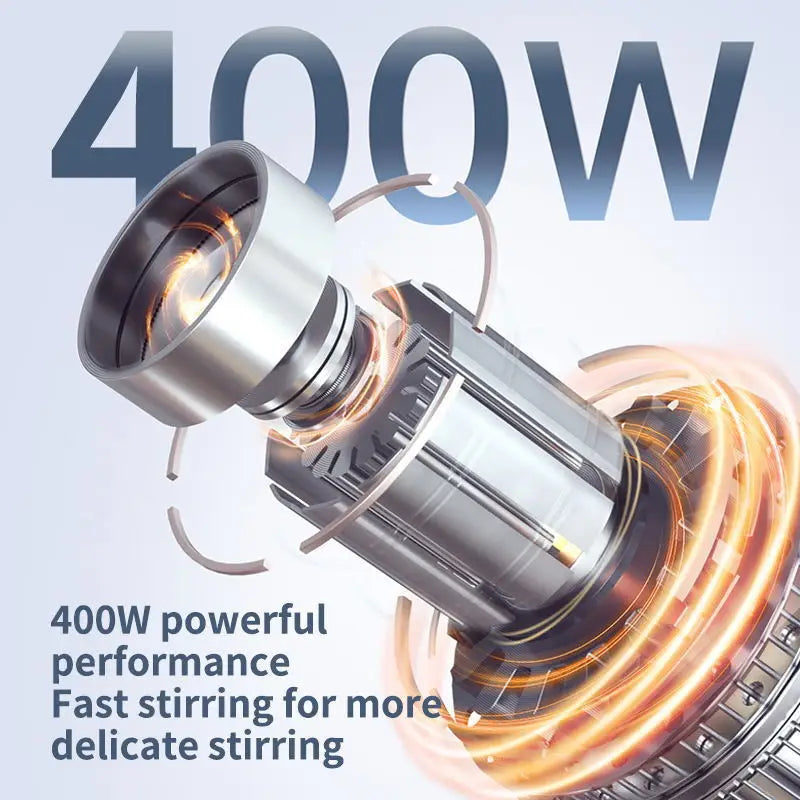 Processador de alimentos multifuncional SOKANY SK-1721-4 com potência de 400 W e lâmina de aço inoxidável 4 em 1