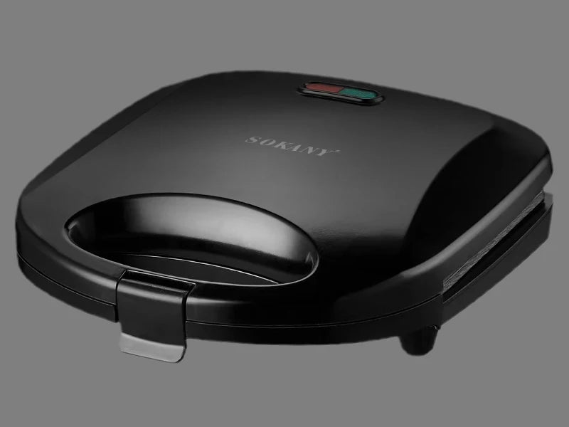 Sokany SK-08110 800W Grill Maker com revestimento antiaderente e corpo plástico resistente ao calor