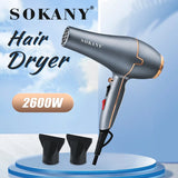 Secador de cabelo profissional SOKANY SK-8807 com potência de 3000W