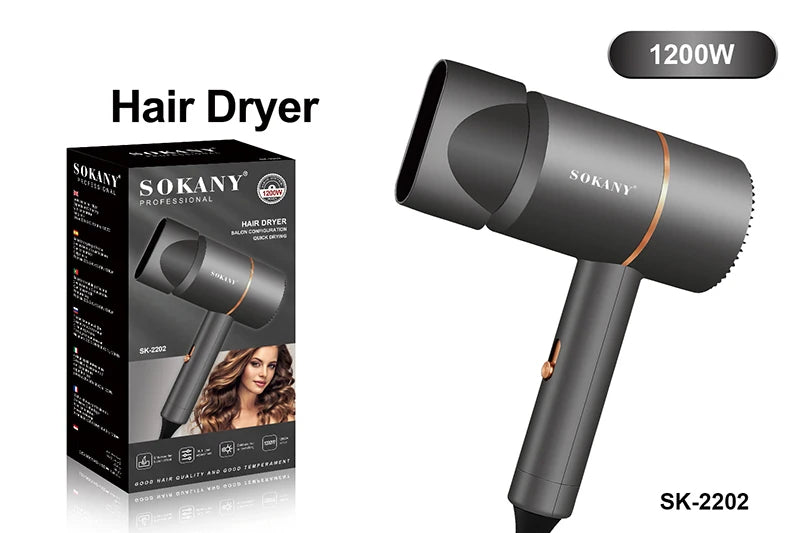Sokany SK-2202 Secador de cabelo com concentrador & Hang Loopfilters