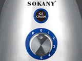 Liquidificador multiuso SOKANY SK-03031 800W com 5 velocidades <000000> Copo de vidro de 1,5L