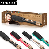 Alisador de cabelo SOKANY SK-1008 Aquecimento variável de 5 temperaturas, aquecimento de 2 minutos, seguro contra superaquecimento