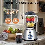 Liquidificador multiuso SOKANY SK-03031 800W com 5 velocidades <000000> Copo de vidro de 1,5L