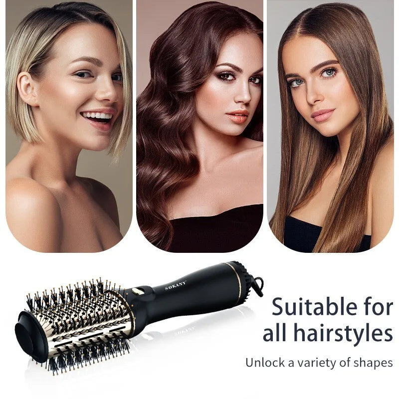 Sokany SK-1914 60 secador de cabelo iônico giratório com tiro frio e funções 4 em 1