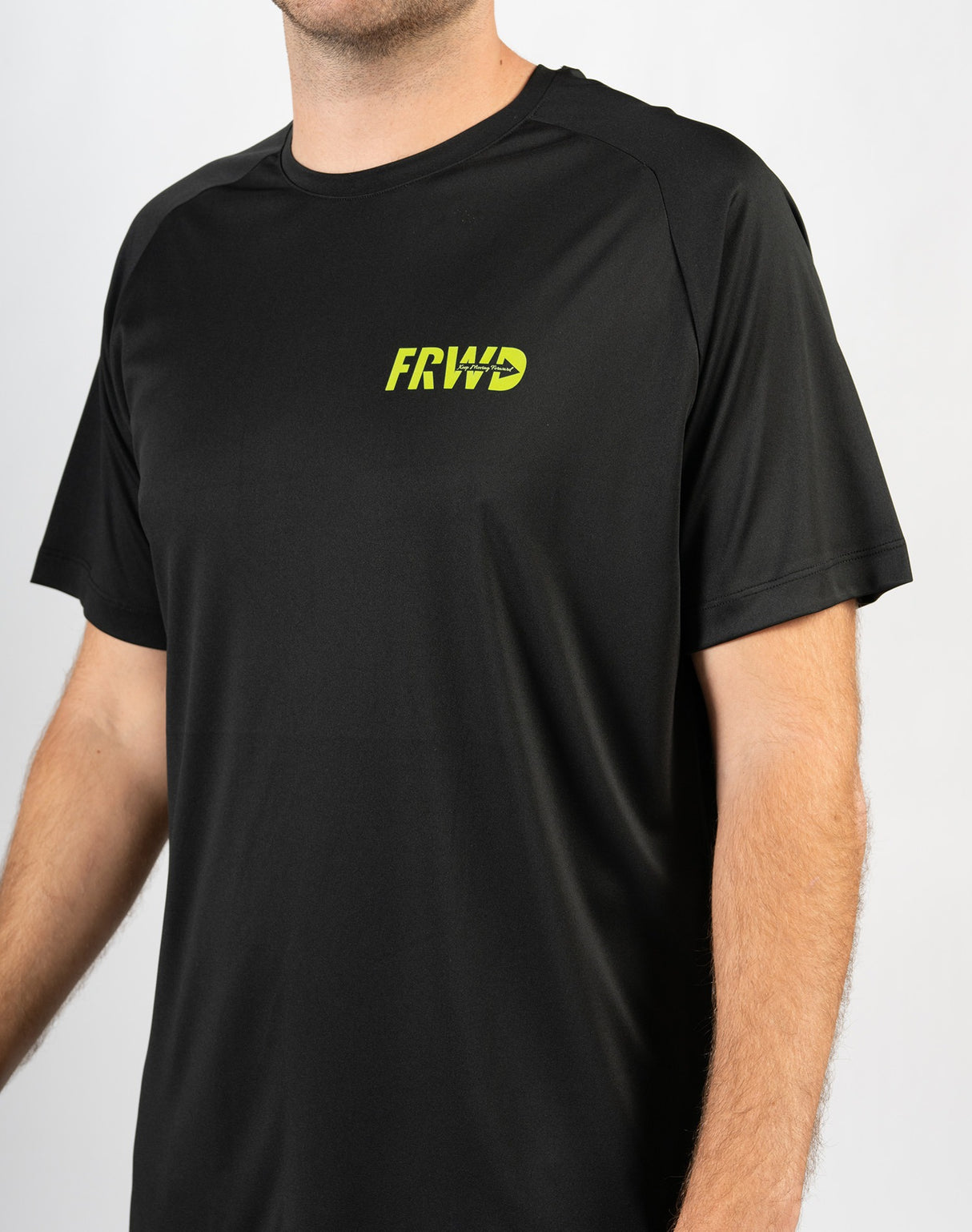 Camiseta preta King Of Padel FRWD para homens Tamanho L