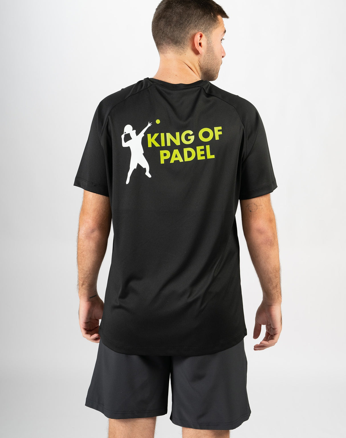 Camiseta preta King Of Padel FRWD para homens Tamanho L